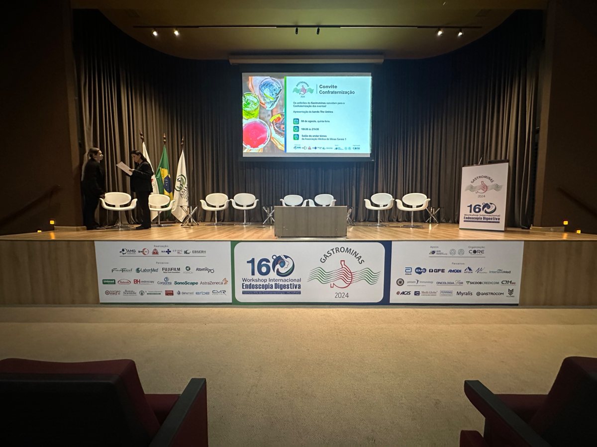 Main auditorium of Gastrominas 2024 and the 16th International Workshop of Digestive Endoscopy