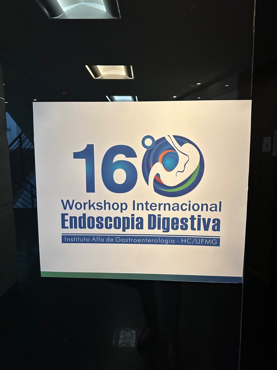 Sign of the 16th International Workshop of Digestive Endoscopy, Instituto Alfa de Gastroenterologia, HC-UFMG
