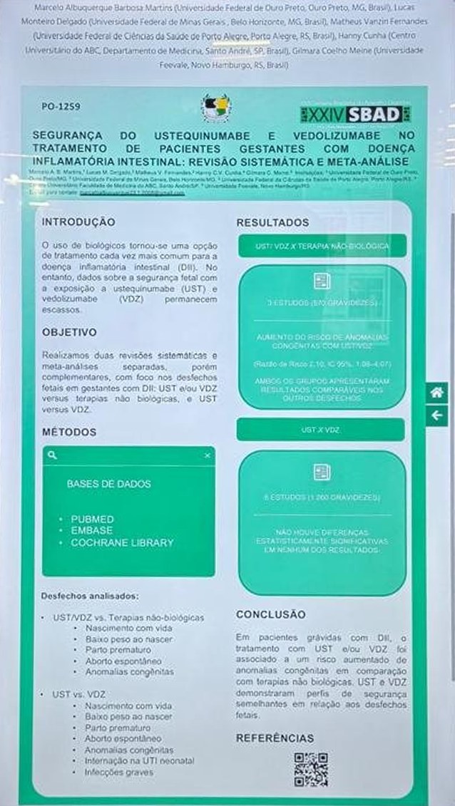 SBAD 2025 e-poster PO-1259, ustekinumab and vedolizumab in pregnancy